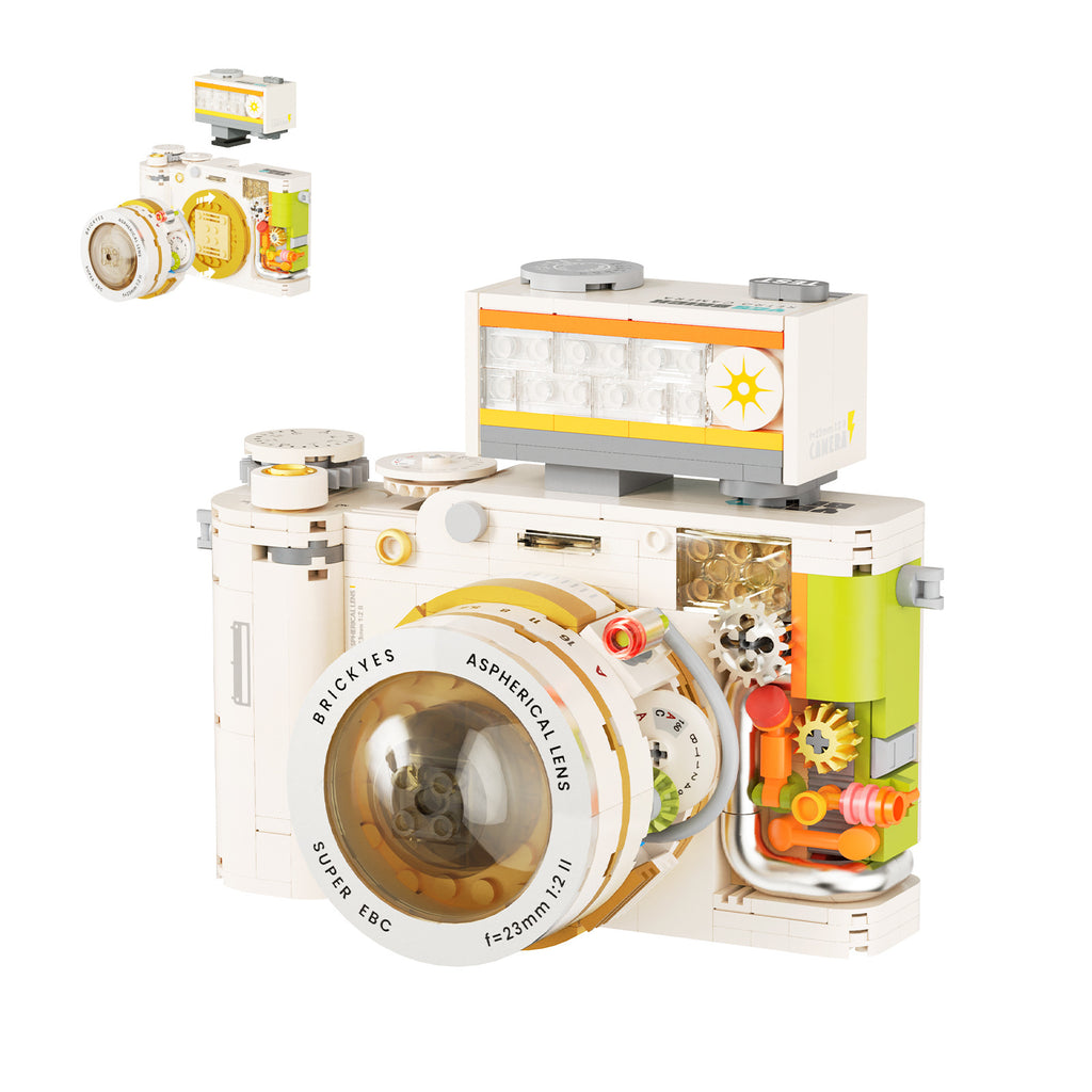 Camera Technology Trendy Play Building Blocks Children's Compatible Lego Medium Particle Assembly Christmas Children's Gift Toys